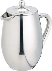 img 4 attached to ☕ Stainless Steel Silver KitchenCraft Le'Xpress Cafetiere - 8 Cup, 1 Litre Capacity