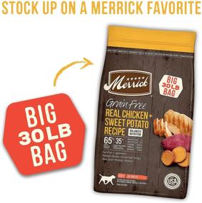 img 1 attached to Merrick Grain Free Real Chicken and Sweet Potato Recipe: Premium Dry Dog Food