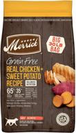 merrick grain free real chicken and sweet potato recipe: premium dry dog food logo