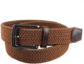img 1 attached to 💪 Samtree Elastic Stretch Braided 01 Army Men's Accessories