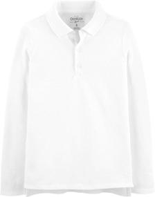 img 1 attached to 👚 Girls Uniform Shirt with Short Sleeves - Girls' Clothing Tops, Tees & Blouses