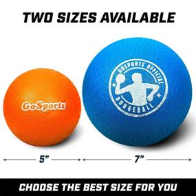 img 1 attached to 🏐 Inflatable Dodgeball Set by GoSports - No Sting Balls, Complete with Ball Pump & Mesh Bag