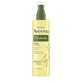 img 4 attached to 🧴 Aveeno Daily Moisturizing Dry Body Oil Mist: Nourishing & Hypoallergenic Spray for Dry, Rough Sensitive Skin - 6.7 fl. oz