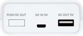 img 1 attached to 🔋 Зарядное устройство для отдельных батарей Panasonic K-KJ87MCA4BA с портативной технологией зарядки и 4 аккумуляторами Eneloop AA, белый