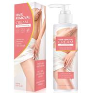 skin-friendly hair removal cream: painless & flawless depilatory cream for women and men - 150ml logo