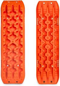 img 1 attached to X-BULL New Recovery Traction Tracks Sand Mud Snow Track Tire Ladder 4WD (Orange- No Hardware)