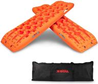x-bull new recovery traction tracks sand mud snow track tire ladder 4wd (orange- no hardware) logo