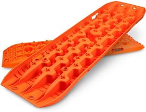 img 3 attached to X-BULL New Recovery Traction Tracks Sand Mud Snow Track Tire Ladder 4WD (Orange- No Hardware)