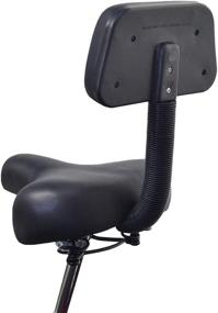 img 1 attached to 🚲 AlveyTech Deluxe Comfort Bike Saddle Seat with Backrest: Ultimate Support and Relaxation for Cyclists