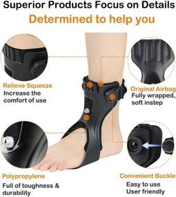 img 3 attached to AFO Drop Foot Brace Inflatable