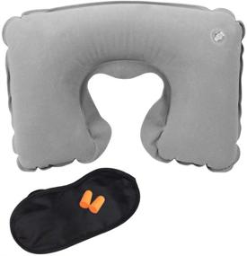img 1 attached to Inflatable Earplugs Airplane Sleeping Ultralight
