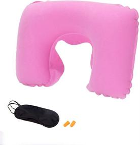 img 3 attached to Inflatable Earplugs Airplane Sleeping Ultralight