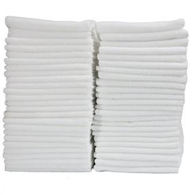 img 3 attached to Pack of 50 Lint-Free Warp Knitted Microfiber Cleaning Cloths: Multipurpose Dishrags, Wash Cloths, Dish Cloths, and Dish Towels