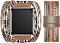 viqiv multi layer bracelet compatible magnetic women's watches logo