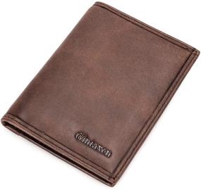 img 1 attached to 💼 Premium Leather Bifold Pocket Wallet with Enhanced Blocking Technology