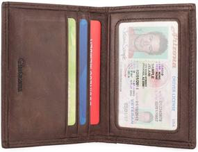 img 3 attached to 💼 Premium Leather Bifold Pocket Wallet with Enhanced Blocking Technology