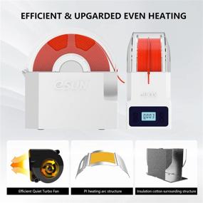 img 2 attached to 🔥 Enhance Your 3D Printing: ESUN EBOX Lite Upgraded Filament Dryer Box for Superior Results