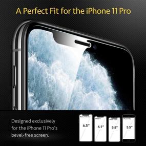 img 2 attached to 📱 Защитная пленка ESR для iPhone 11 Pro/XS/X [2 шт.] [Удобная рамка для установки] [Совместима с чехлом], премиальное закаленное стекло [5.8 дюймов]