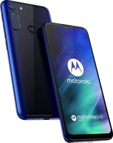 img 3 attached to 📱 Motorola One Fusion - 128GB, 4GB RAM - 6.5-Inch, 48MP Quad Camera - 5000mAh Battery - Dual SIM GSM Unlocked Global 4G LTE - T-Mobile, AT&T, Metro - International Model XT2073 (Ocean Blue)