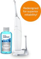 улучшенная philips sonicare airfloss ultra: обновленный серебряный набор из 6 предметов в стандартной упаковке для оптимальной дентальной гигиены. логотип