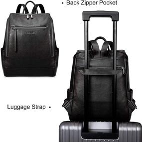 img 2 attached to S ZONE Genuine Leather Backpack Rucksack