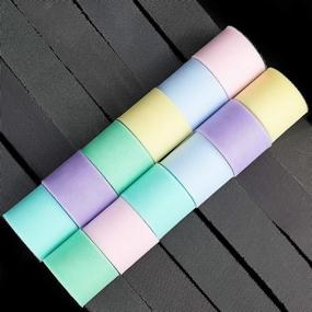 img 3 attached to 🌈 BENECREAT Rainbow Tulle Fabric Rolls - 12 Roll Bundle | 2" x 300 Yards | 6 Colors Ribbon for Wedding Party Decorations and DIY Crafts