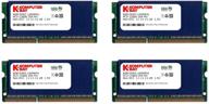 💻 компьютерная память komputerbay 32gb (4x 8gb) ddr3 pc3-12800 1600mhz sodimm 204-pin с голубыми радиаторами - улучшенная оптимизация для поисковых систем логотип