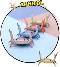 img 3 attached to 🦀 4 PCS New Japanese Creative Cute Crab Pen Holder: Versatile Penholder Rack for Family Exhibitions, Parties, Shop Windows, Office, Tables, and More!