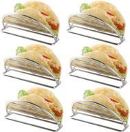 🌮 restaurant-quality stainless holders for tortillas and burritos: durable and practical logo