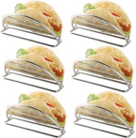 img 4 attached to 🌮 Restaurant-Quality Stainless Holders for Tortillas and Burritos: Durable and Practical