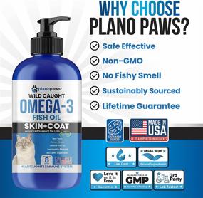 img 2 attached to 🐟 Omega 3 Fish Oil for Cats: Superior to Salmon Oil - Essential Kitten + Cat Vitamins, Supplements, and Health Supplies - Ideal Cat Dandruff Treatment - Liquid Fish Oil for Pets - Effective Cat Shedding Products