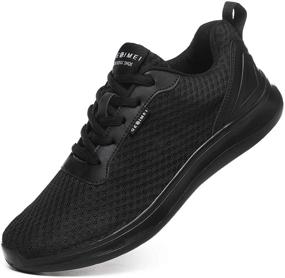 img 4 attached to GESIMEI Breathable Comfortable Sneakers Lightweight Sports & Fitness for Running