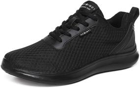 img 3 attached to GESIMEI Breathable Comfortable Sneakers Lightweight Sports & Fitness for Running