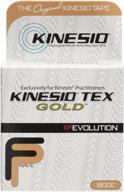 🔖 kinesio kinesiology tape - 2 inch by 16.4 feet - beige - pack of 3 логотип