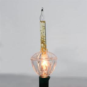img 2 attached to 🕯️ Glittery Christmas Candelabra Replacement - Traditional