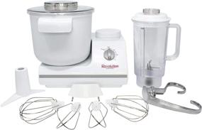 img 4 attached to WonderMill - Ultimate Bread Dough Mixer with Dough Hook - Bread Kneader and Dough Maker - Electric Stand Mixer for Kitchen - Upgraded WonderMix Revolution Kitchen Mixer