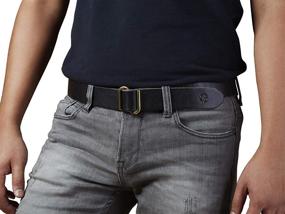 img 3 attached to 👖 Adjustable Holeless Men's Jeans Belts