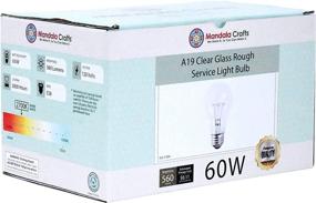 img 1 attached to 💡 Mandala Crafts Heavy-duty 60 Watt Rough Service Bulb