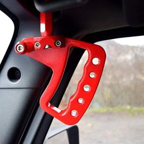 img 2 attached to 🚀 Mophorn Grab Handles: Enhanced Red Bar Handles for Jeep JK Wrangler 2 4 Doors - Ultimate Support & Style