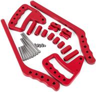 🚀 mophorn grab handles: enhanced red bar handles for jeep jk wrangler 2 4 doors - ultimate support & style logo
