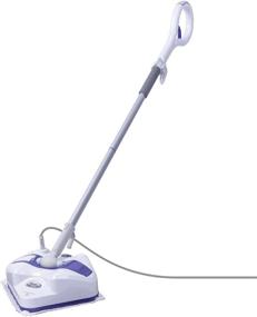 img 4 attached to Efficient LIGHT 'N' EASY Electric Floor Steamer for Hardwood/Tile/Rug/Laminate - Swivel Head, Large Water Tank, 20ft Power Cord - White Violet