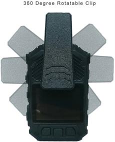 img 1 attached to 📷 MIUFLY 1296P HD Полицейская камера: неотъемлемый инструмент правоохранительных органов с 2-дюймовым дисплеем, ночным видением, 128G памяти и GPS.