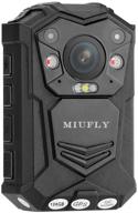 📷 miufly 1296p hd police body camera: law enforcement essential with 2 inch display, night vision, 128g memory & gps logo