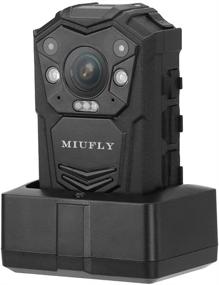 img 3 attached to 📷 MIUFLY 1296P HD Полицейская камера: неотъемлемый инструмент правоохранительных органов с 2-дюймовым дисплеем, ночным видением, 128G памяти и GPS.