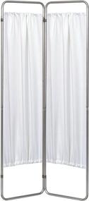 img 2 attached to Omnimed 153092-10 Economy Privacy Screen: White Vinyl Panels, 2 Section, Top-Rated Quality