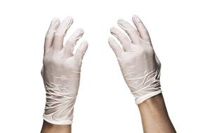 img 3 attached to 🧤 Latex Powder-Free Medium Foodservice Gloves - Pack of 100ct by Perfect Stix