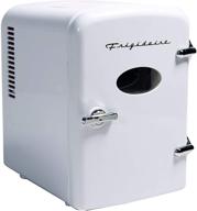 frigidaire efmis129-white beverage cooler - 6 can capacity, white logo