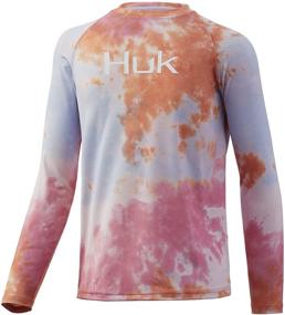 img 2 attached to 👕 HUK Pursuit Sleeve Performance Fusion Детская Одежда: Раскройте свой активный потенциал!