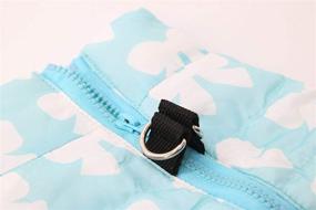 img 2 attached to 🐶 DroolingDog Pet Dog Winter Jackets: Stylish Bow Knot Waterproof Coat for Small Dogs