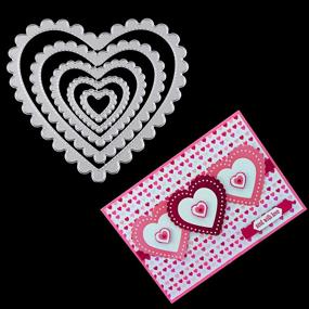 img 4 attached to OOTSR Embossing Decorative Scrapbooking Valentines